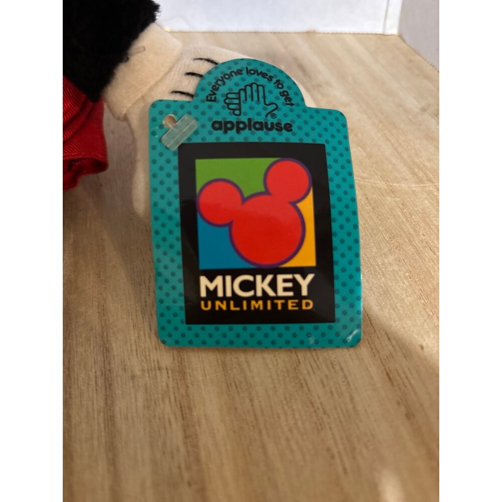 Vintage 1990s Mickey Mouse Applause plush 12 inch Classic Mickey - Picture 4 of 8